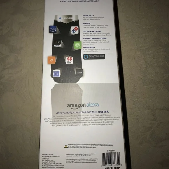 Blaupunkt Tower wireless Bluetooth speaker NEW Awesome Sound!!!! Electronics !!! - Picture 3 of 5